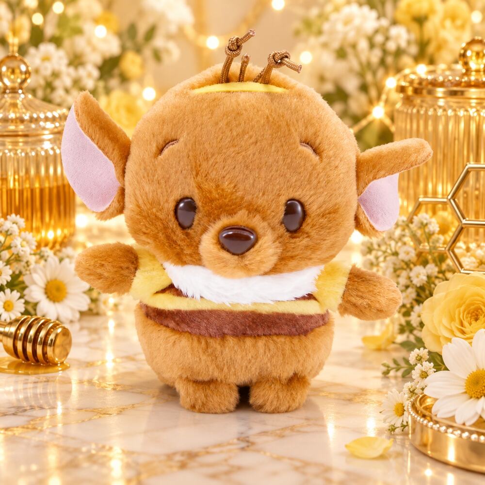 Roo as Bee Urupocha-Chan Plush – Winnie the Pooh – Mini 4'' NWT